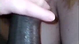 she was so thirsty for his big black cock, she sucked and got the cumshot she craved