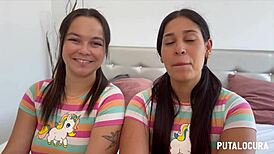 Two Colombian Beauties Swallow Torbe's Cum!