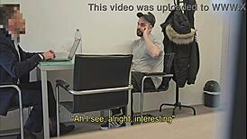 I convinced a straight insurance broker to blow my huge cock