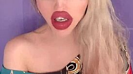 goddess mistress in domination fetish session 😈