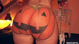 Voodoo whore got a fat anal creampie!