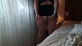 stepdaughter masturbates with buttplug in ass