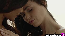 Cute Asian Milf Maki Katana Poses Nude with Sexy Lesbian Jana Bubu