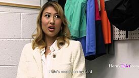 Mina Luxx punished as horny thief!