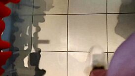 Italian Stepmother Reveals Her Ass And Hairy Pussy In The Changing Room