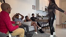 Taboo Coworker Sex Party Bent Over Group Orgy Doggystyle Tattoo