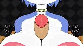 Krystal And Fox Mccloud Engage In Intense Titty Fuck With Monster Cock!