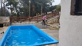 Give me a blowjob in the bathroom