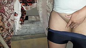 I caught a stranger in an abandoned house masturbating and i started watching her - lesbian illusion girls