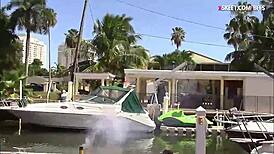 Lovely Teens Threesome Outdoors