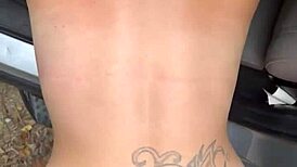 Streetwalker rides in truck before outdoor encounter