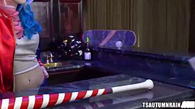 Pervy blonde leya falcon toys ts cutie autumn rains ass