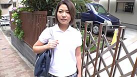 G Cup Outdoor Hopping Shame Play With Tanned Big Tits Gal Exposing Erect Nipples!