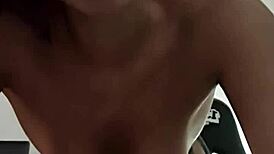 claudia bavel plays with dildos