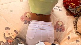 Hard sex with neighbor while on phone?