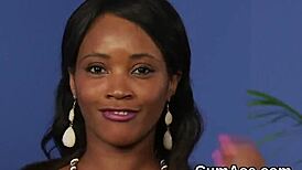 Slutty Hottie Faces Blowbang, Swallowing Cumshots And Jizz In Bizarre POV Scene