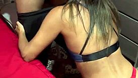 husband brings new friend to fuck his cute wife in cuckold orgy with blowjob and tongue