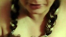 Amateur Wife Practices Deepthroat Blowjob and Tit Play in Homemade Close-Up Scene