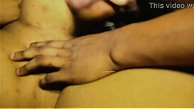 Home alone, we fucked the cute stepsister's wet pussy on a cold night.