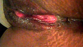 Big booty red bone with wet ass and pussy