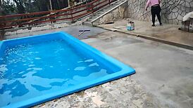 Give me a blowjob in the bathroom