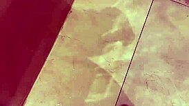 horny shower with naked bathing and monster cock