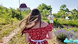 Village Beauty Gets Creampie Fuck