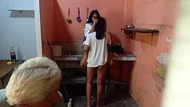 we had lesbian sex right in front of the painter, so exciting