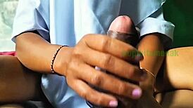 Indonesian high school girl explores oral skills in an intriguing close-up friend encounter