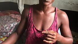 Crazy Bitch Smoking in Lord's Room While Wearing Sexy Clothes 😈