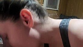 Ivy19921 gives an amazing blowjob and swallows like a pro in this retro scene