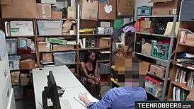 i fuck sexy ebony teen in doggystyle for stealing