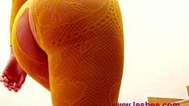 Asian Woman Sits On Blonde's Face In Crotchless Lace