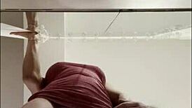 Coming home from the club and punishing my wife with brunette bodybuilder dancing husband ass sexy homemade fingering friend