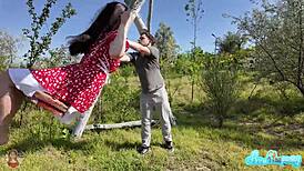 Village Beauty Gets Creampie Fuck