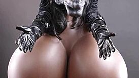 Big furry fetish with huge ass and tits