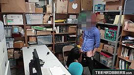 i fuck sexy ebony teen in doggystyle for stealing