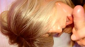 hot latina gets deepthroat cumshot