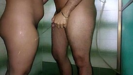 part 1, my boyfriend and i shower to shave together