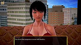 My New Family 334: Brunette with Big Ass and Tits Takes Monster Cock