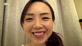 Slutty Mature Woman Manami Sakurai Hunts Men For Blowjobs!