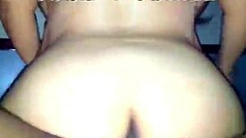 La esposa disfruta de un rico MORENAZO con su esposo mirando