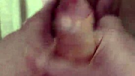 Getting naked and masturbating in public toilet.