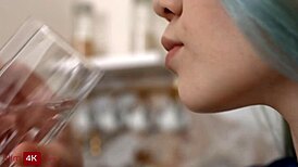 Teen Rebecca Nikson Fucks In Kitchen With Cum