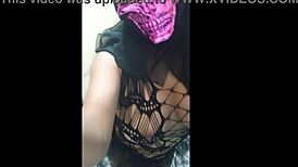 Exhibitionists Flash Bent Over in Dirty Halloween Casting Interview.