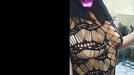 Exhibitionists Flash Bent Over in Dirty Halloween Casting Interview.