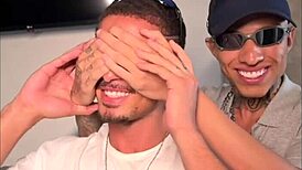 Brazilian Whore Orgasms in Anal Threesome.