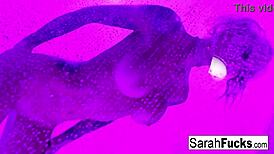 Artistic wet masturbation with bad ass tattooed milf