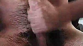 intense masturbation of monster cock by latina amateur