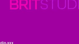 British redhead intensely fucks tight cunt with dildo